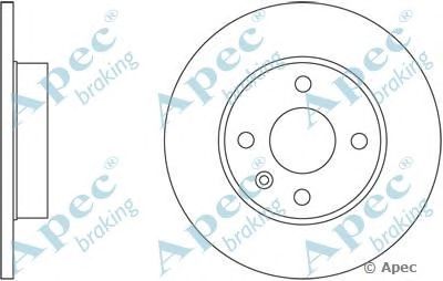 APEC BRAKING dsk2390 -  Тормозной диск